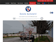 Tablet Screenshot of basinkonseyi.org.tr